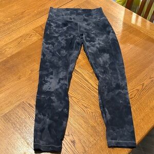 Lululemon Black Tie-Dye Leggings